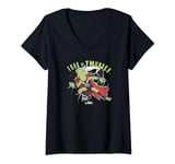 Marvel Loki Thor Variant Frog Of Thunder V-Neck T-Shirt