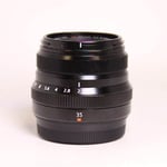 Fujifilm Used XF 35mm f2 R WR Standard Prime Lens Black