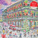 Galison 9780735375857 Michael Storrings Christmas in New Orleans Jigsaw Puzzle, Multicoloured, 1000 Pieces