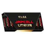 Japcell Lithium AA Batterier (10 Stk. Pakning)