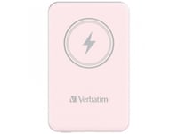 Verbatim Charge ''N'' Go, 5000 Mah, Litium Polymer (Lipo), Quick Charge 3.0, Trådlös Laddning, Rosa