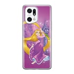 ERT GROUP Coque de téléphone Portable pour Oppo Find X5 Pro Original et sous Licence Officielle Disney Motif Rapunzel & Pascal 003 Parfaitement adapté à la Forme du téléphone Portable, Coque en TPU