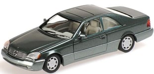 MINICHAMPS - Voiture coupé MERCEDES 600 SEC de 1992 couleur verte - 1/43 - MN...