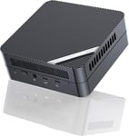 Minis Forum Um450 Mini-Pc Amd Ryzen 5 4500U 6C/6T À 4,0 Ghz 16Go De Ram 512Go Pcie Ssd Amd Radeon Graphics Dual Wifi6 Bt 5.2 Mini-Ordinateur 4K Usb-C & Dual Hdmi 2500Mbps 5X Usb -Ports