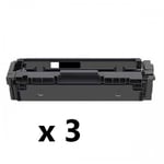 3 x Black  M283fdw - W2210A Toner Cartridges Compatible for HP Laserjet Pro