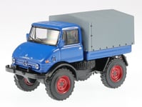 Unimog U406 bleu Plane-Spriegel véhicule miniature 452034000 Schuco 1:64