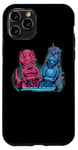 Coque pour iPhone 11 Pro TREX et le jeu de la Licorne - Gamer