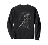 Wall Climbing Woman Rock Climbing Art Outdoor Climbing Art Sweatshirt