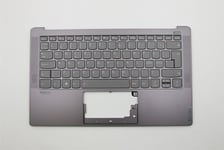 Lenovo Yoga S940-14IWL Palmrest Cover Keyboard Nordic Grey 5CB0U42509