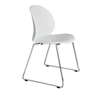 Fritz Hansen - N02-20 Recycle White - Ruokapöydän tuolit - Nendo - Valkoinen - Metalli/Muovi