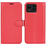 Asus Zenfone 11 Ultra 5G - Læder cover / pung - Rød