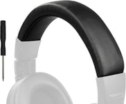 Cuir Protéiné Bandeau Headband Housse pour Audio Technica ATH M40,M40X Casque,Pièce de Réparation de Coussinet de Serre-Tête de Remplacement