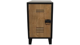 Commode 1 porte COVENTRY coloris noir