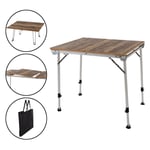 Camping Table de Jardin Pliable Jusqu'À 8 Personnes Table Pliante Extensible