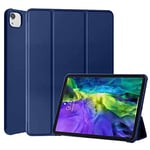 Étui pour iPad Pro 11" 4th/3rd/2nd/1st génération Case 2022/2021/2020/2018, Slim Fit Lightweight Smart Cover avec Coque arrière en TPU Souple pour iPad Pro 11 avec Mise en Veille Automatique