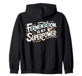 Kombucha Tea Fermentation Kombucha Zip Hoodie