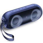 NOTABRICK Bluetooth Speaker with Lights, Portable Speakers Wireless Bluetooth 5.