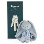 Kaloo Lapinoo Doll Rabbit Blue 25Cm Soft Plush Toy Long Ears For Small Hands New