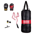 BenLee Punchy Set Sac de Frappe + Gants + Corde à Sauter Enfant Rouge Taille Unique