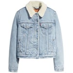 Veste Levis  36136 0071  SHERPA TRUCKER-DENIM LIGHT