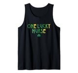 One Lucky Nurse St Patricks Day Nurse Tank Top