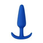 Shots toys by shots beginners size slim butt plug blue