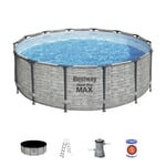 Bestway Piscine tubulaire ronde - STEEL PRO MAX Ø 427 cm H. 122