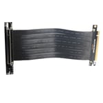 25CM Black Haute vitesse PCIe 3.0 GEN3 PCI-E 16X Extender Riser GPU rallonge câble d'angle haut 90 degrés pour RTX 2080Ti carte graphique