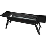 Vevor - Barbecue Portable Barbecue a Charbon Pliable 85x23,7x30 cm Gril Portatif de Table Demontable en Acier au Carbone 2 Grilles de Cuisson 57x22