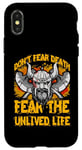 iPhone X/XS Don't fear Death fear the unlived Life Viking Case