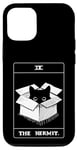 Coque pour iPhone 15 Carte de tarot et chat, chat noir dans le graphique de la