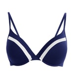 Porto Cervo Bikini Push-Up Navy-White, WIKI