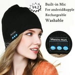 Wireless Bluetooth Smart Phone Speaker Portable Battery Washable Cool Beanie Hat