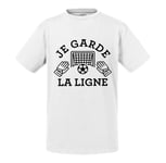 T-Shirt Enfant Je Garde La Ligne Gardien De But Sport Foot Ballon