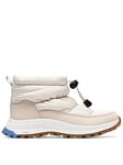 Clarks ATL Trek Ice Waterproof Boots - Ivory Combination, Off White, Size 7, Women