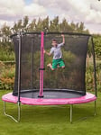 Sportspower 8Ft Trampoline With Safety Enclosure - Pink