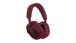 Bowers & Wilkins PX7 S2e Noise Cancelling Wireless Over Ear Headphones, with Qualcomm aptX Adaptive and Quick Charge, 30 Hours of Playback and Six Built-In Microphone, Ruby Red