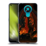 Head Case Designs sous Licence Officielle Vincent HIE Boule De Feu Dragons 2 Coque en Gel Doux Compatible avec Nokia 3.4