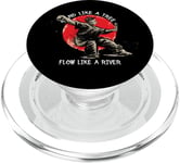 Tai Chi Calligraphy / 'Stand Like A Tree Flow Like A River' PopSockets PopGrip for MagSafe