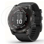 Garmin Fenix 7X Pro Härdat Glas Skärmskydd - 9H - Klar - 2 stk Genomskinlig