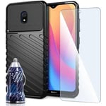 Pack Coque + Verre Trempé + Chargeur Voiture Pour Xiaomi Redmi 8a 2019