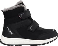 Viking Footwear Kids' Equip Warm Waterproof 2v Black/Grey, 24