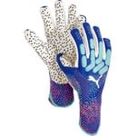 PUMA Future Ultimate NC, Gants de Gardien de But Garçons, Bluemazing-Sunset Glow-Electric Peppermint, 10-041923