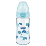 Nuk Biberon FC+ TC silicone Elephant BLEU