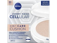 Nivea Nivea_Expert Finish Cellular 3In1 Care Cushion Cream-Foundation In A Pillow Spf15 03 Dark 15Ml