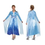 Disney Frozen Déguisement Elsa pour adulte Licence officielle Disney Taille L (12-14 ans)