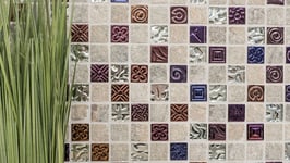 mosaik ws mystic sq. cryst/stone mix design quartzite gre