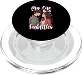 My Life Needs Sous-titres K-Drama Love PopSockets PopGrip pour MagSafe