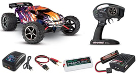 Traxxas 71076-8 E-Revo VXL 1/16 Brushless TSM RTR for Crazy Purple