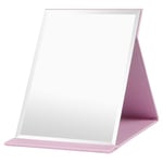 OSDUE Miroir de Maquillage, Portable Table Miroir Pliable, Super HD Miroir Multi Angle Miroir Pliant en Cuir PU, Facile à Transporter Miroir de Voyage, Ultra Fin et Durable Pliable, 15.5x21.5cm